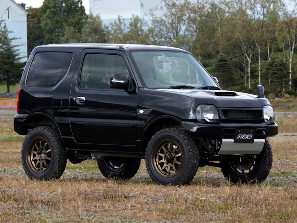 RAYS レイズ エーラップ A-LAP-J アルミホイール2本セット【16×6J 5-139.7 INSET5 BD】10026600515BD×2の画像