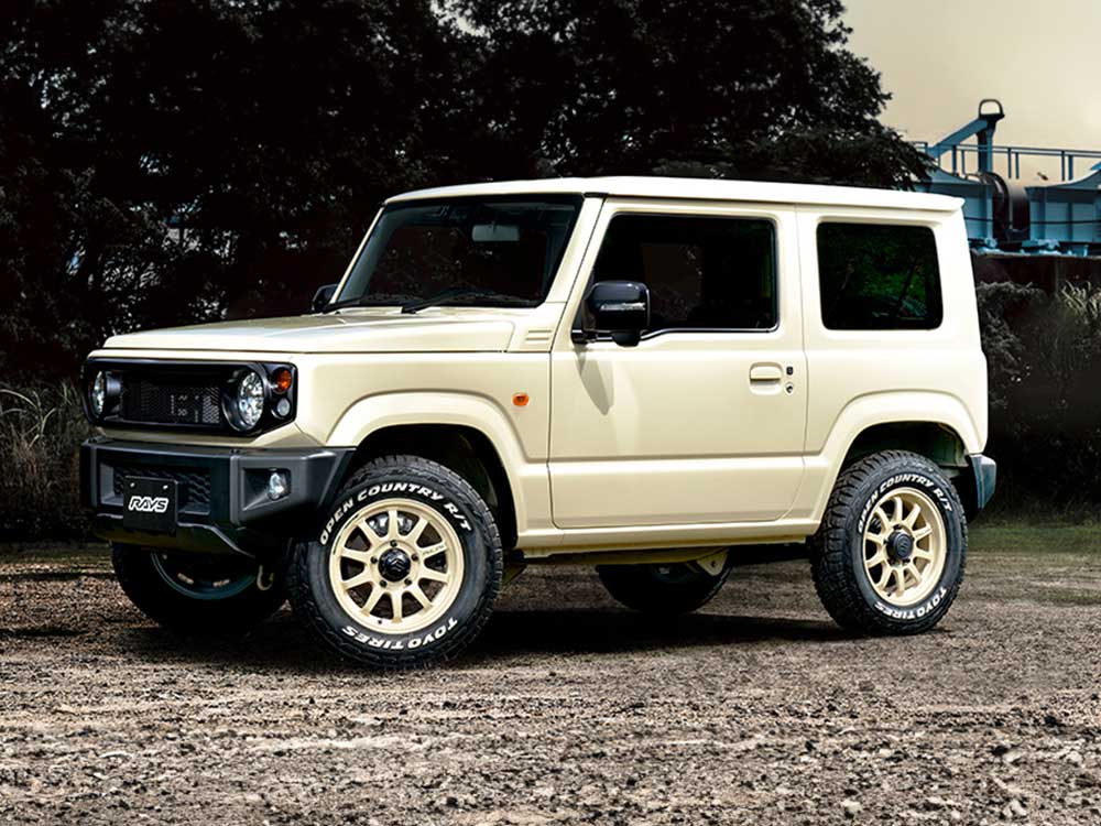 RAYS レイズ エーラップ A-LAP-J デザートエディション アルミホイール2本セット【16×6J 5-139.7 INSET-5 MI】10156606515MI×2の画像