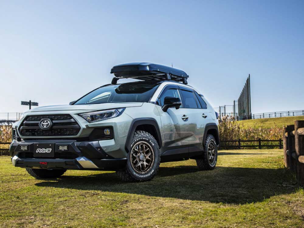 RAYS レイズ チームデイトナ F6 ブースト RAV4 MXAA54 F/R共用