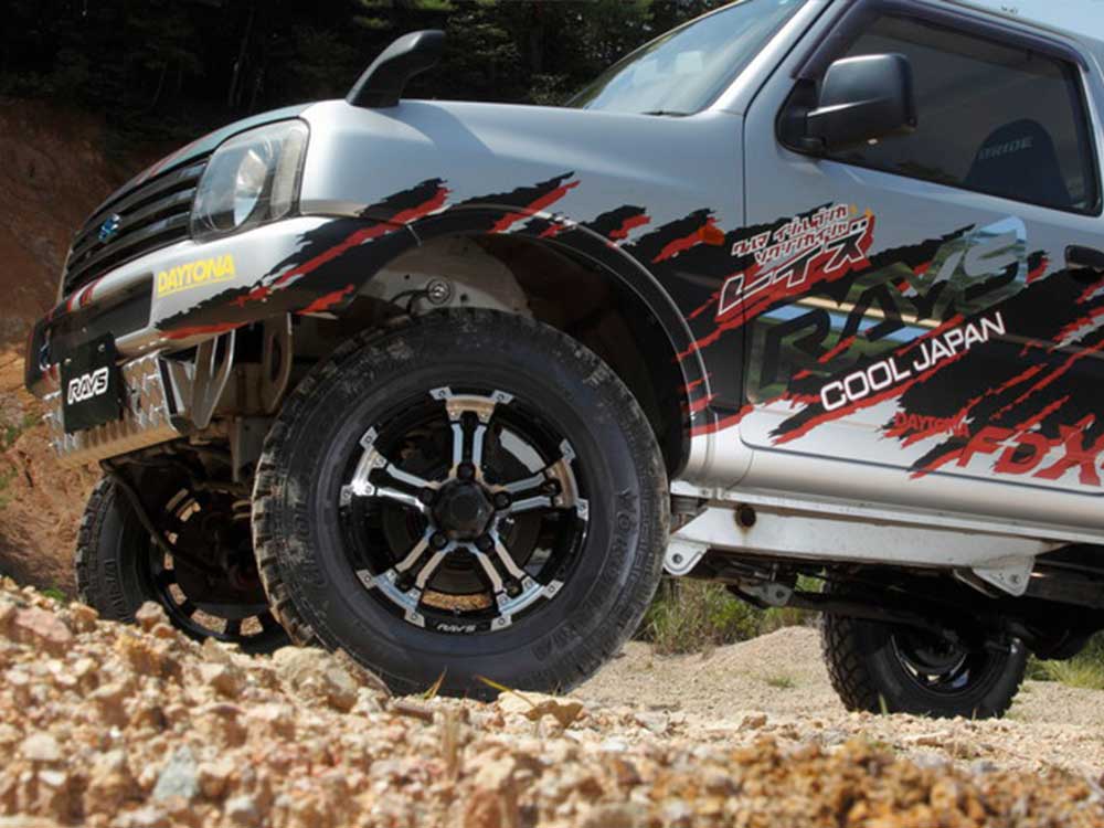 RAYS レイズ チームデイトナ FDX-J ジムニー JB64W フロント/リア共用
