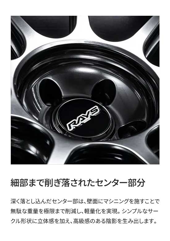 RAYS レイズ ボルクレーシング GT90 アルミホイール1本単品【20×10J 5-114.3 INSET35 HM】02310103595HM_3
