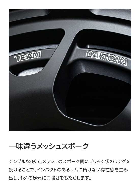 RAYS レイズ チームデイトナ M6 ハイラックス GUN125 F/R共用 ホイール