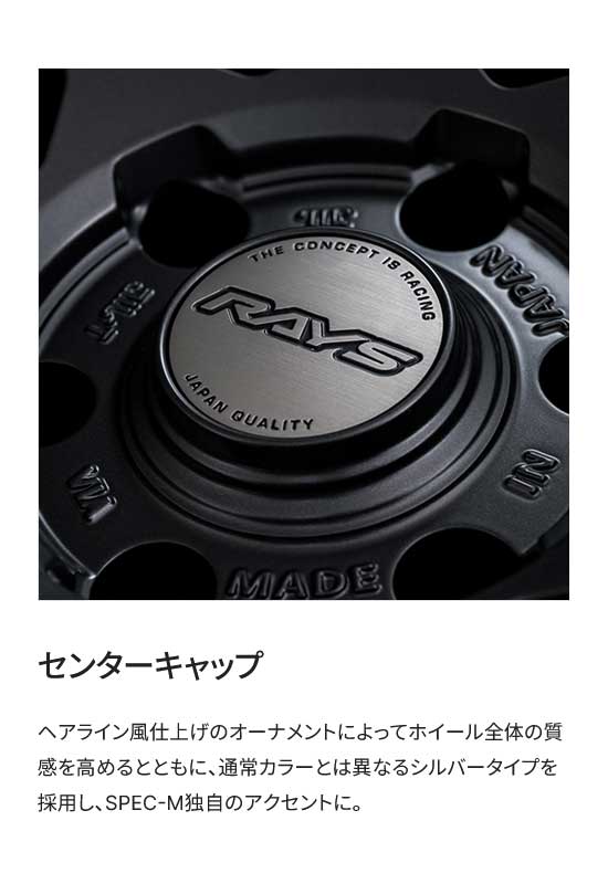 RAYS レイズ チームデイトナ M9プラス スペックM RAV4 MXAA54 F/R共用