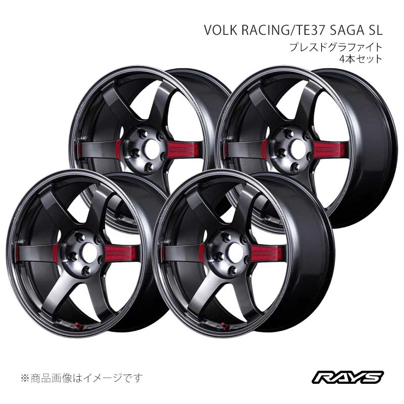 RAYS レイズ ボルクレーシング TE37 サーガSL アルミホイール4本セット 