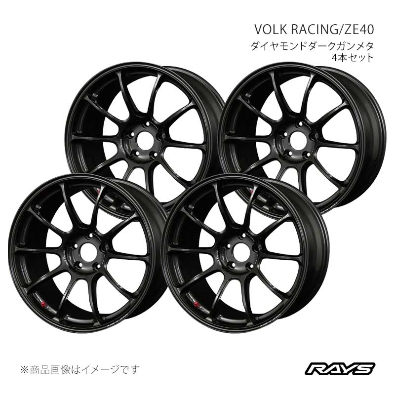RAYS レイズ ボルクレーシング ZE40 アルミホイール4本セット【15×6J 4-100 INSET42 MM】05915604292MM×4