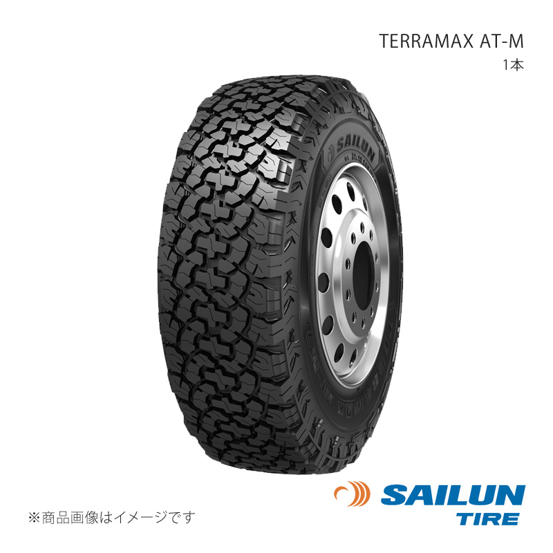 SAILUN サイルン TERRAMAX AT-M アウトラインホワイトレター 265/70R16 112T 1本 タイア単品 自動車-タイヤ、ホイール