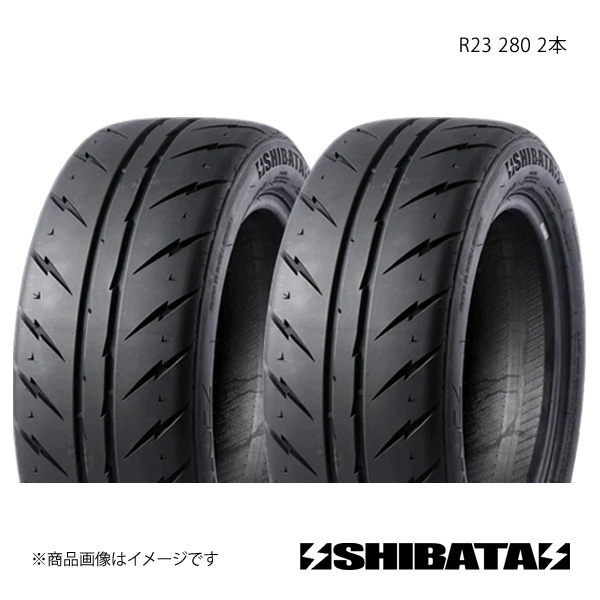 SHIBATIRE シバタイヤ R23 225/40R18 280 タイヤ単品 2本セット R0696×2