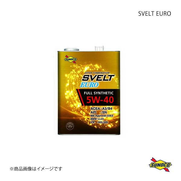 SUNOCO スノコ エンジンオイル SVELT EURO スヴェルトユーロ C3 5W-30