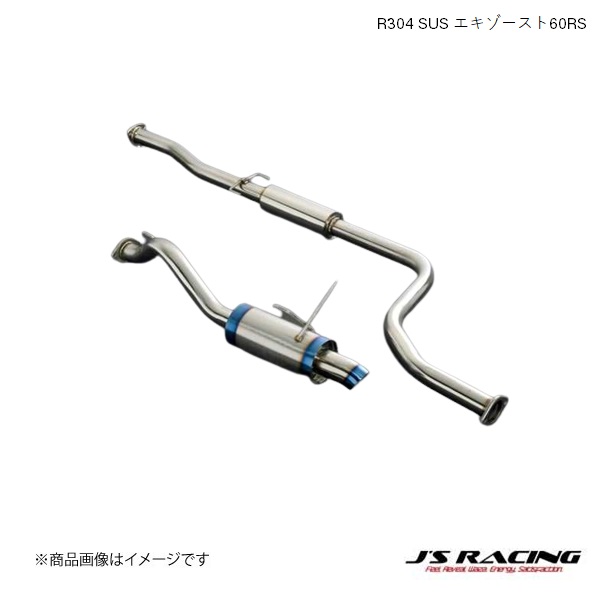 JS RACING/ジェイズレーシング R304 SUS エキゾースト60RS