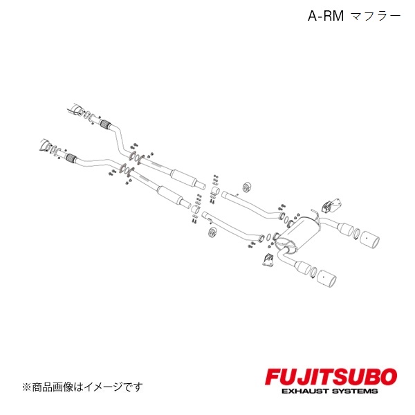 FUJITSUBO/フジツボ マフラー A RM+c スカイライン 400R 5BA RV37 2019.9〜2022.10 270 15246 :27015246 qq e f2 1s:車楽院