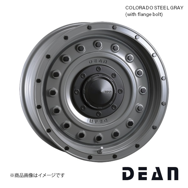 ディーン コロラド 17インチ 6穴 6H 139.7 8.0J +20 ハイラックス GUN125 ホイール 1本 スチールグレー COLORADO DEAN｜syarakuin-shop