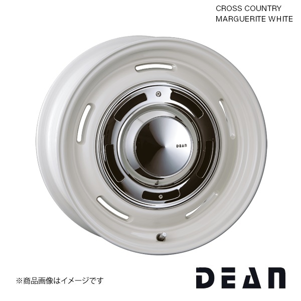 ディーン クロスカントリー 15インチ 4穴 4H 100 4.5J +43 エブリィワゴン DA64W ホイール 4本 マーガレットホワイト CROSS COUNTRY DEAN｜syarakuin-shop