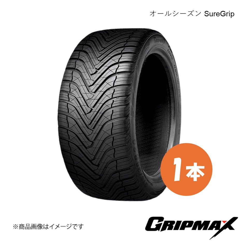 GRIPMAX/グリップマックス SureGrip オールシーズンタイヤ 1本 215/55R18 99W XL BSW ブラックサイドウォール 6969999054514
