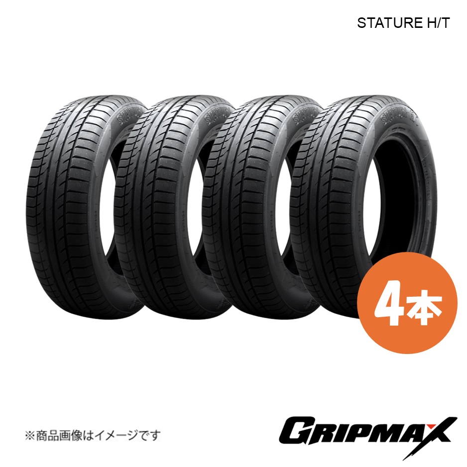 GRIPMAX/手持ち部分マックス STATURE H/T タイア 4本 235/55R19 105W XL ブラックサイドウォール 6996779120275 タイヤ、ホイール-自動車-ラジアルタイヤ、夏タイヤ