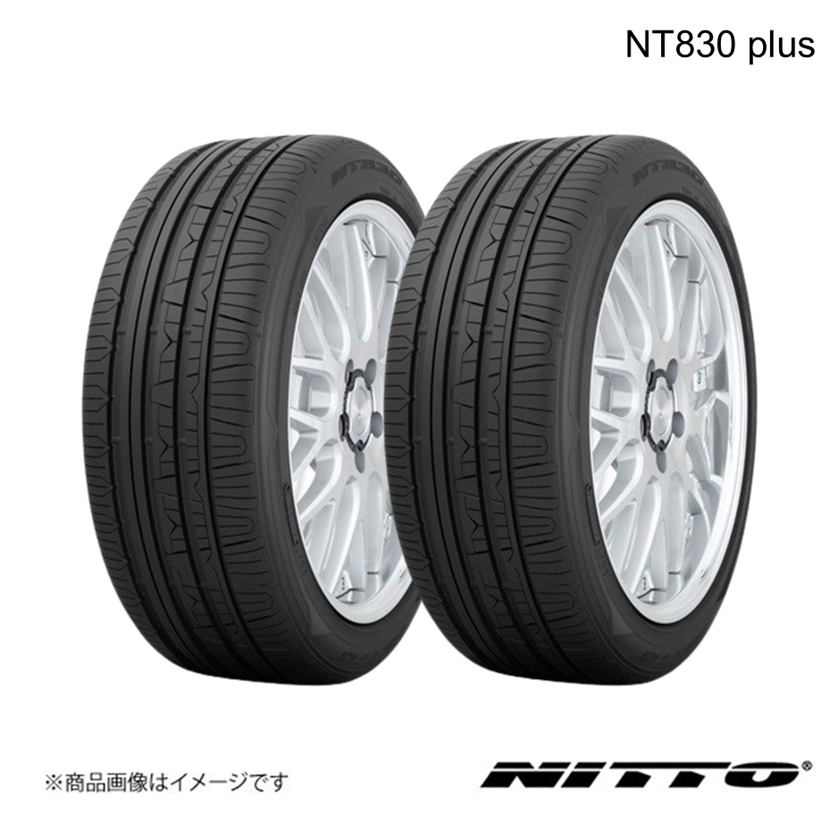 NITTO ニットー NT830 plus サマータイヤ 225/40R18 92Y XL 2本 74730183 : 74730183 qq e 334s : 車楽院