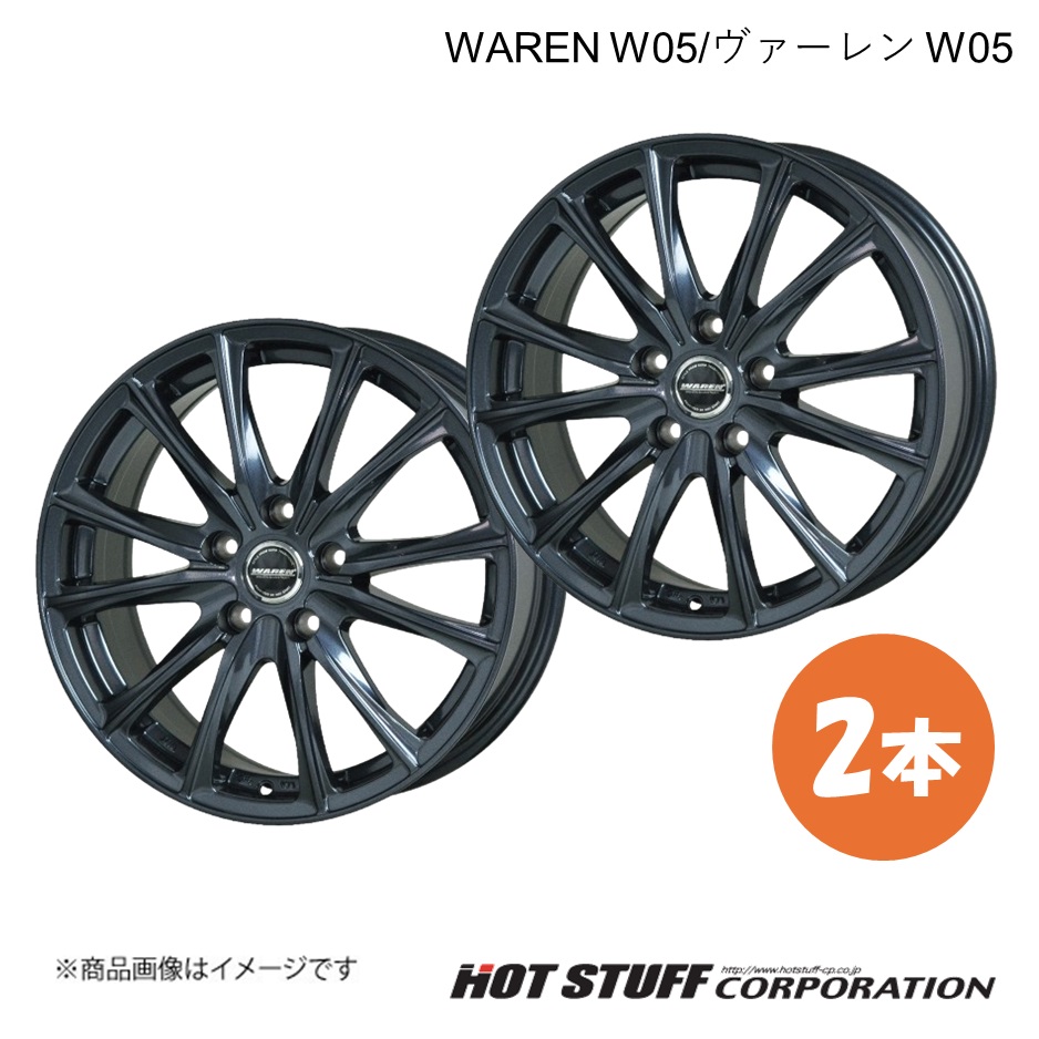 WARENヴァーレン18インチガンメタリックアルミホイール4個セット HOT