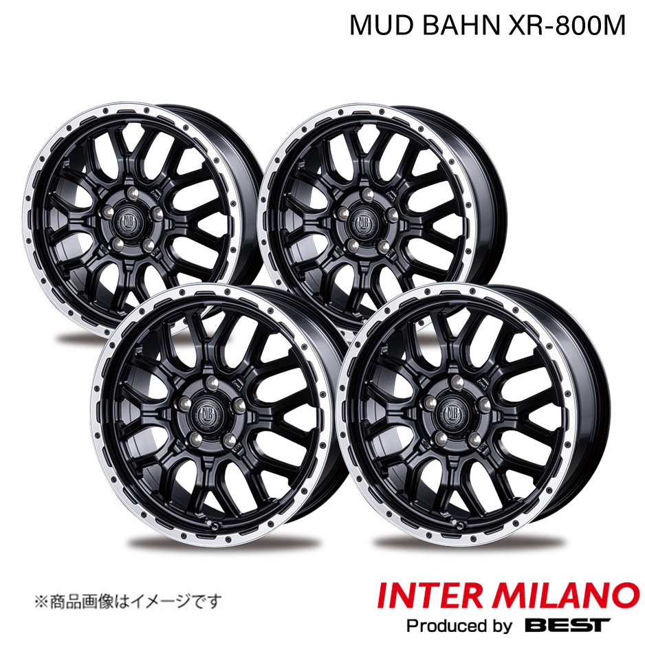 INTER MILANO/インターミラノ MUD BAHN XR-800M HS 10系 ホイール 4本