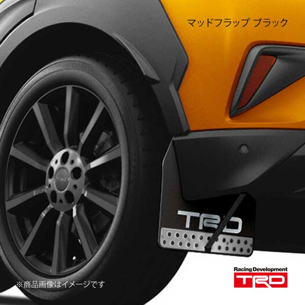 TRD ティー・アール・ディー マッドフラップ ブラック C HR/C HRハイブリッド NGX50/ZYX10 :ms328 10001 qq e 204:車楽院