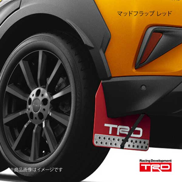 TRD ティー・アール・ディー マッドフラップ レッド C-HR/C-HRハイブリッド NGX50/ZYX10 : ms328-10002-qq-e-203  : 車楽院 Yahoo!ショッピング店 - 通販 - Yahoo!ショッピング