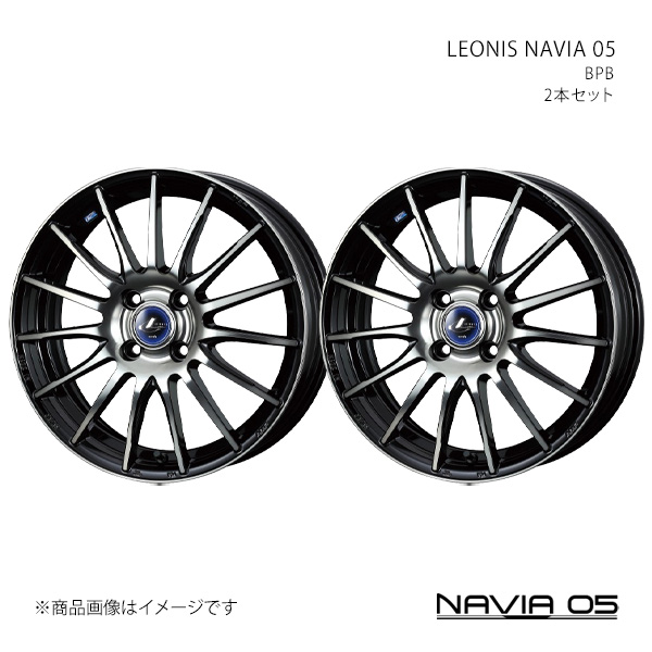 LEONIS NAVIA 05 レオニス ナヴィアゼロファイブ ホイール 2本セット 0036247×2 【15×4.5J 4-100 INSET45 BPB】