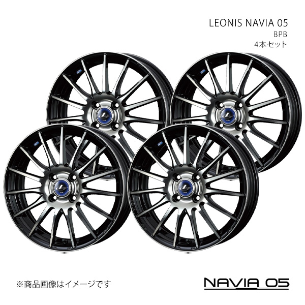 LEONIS NAVIA 05 レオニス ナヴィアゼロファイブ ホイール 4本セット 0036247×4 【15×4.5J 4-100 INSET45 BPB】