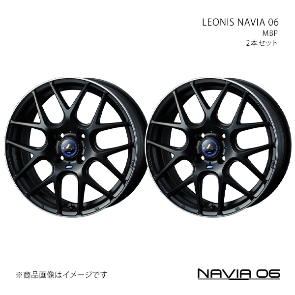 LEONIS NAVIA 06 レオニス ナヴィアゼロシックス ホイール 2本セット 0037601×2 【15×4.5J 4-100 INSET45 MBP】
