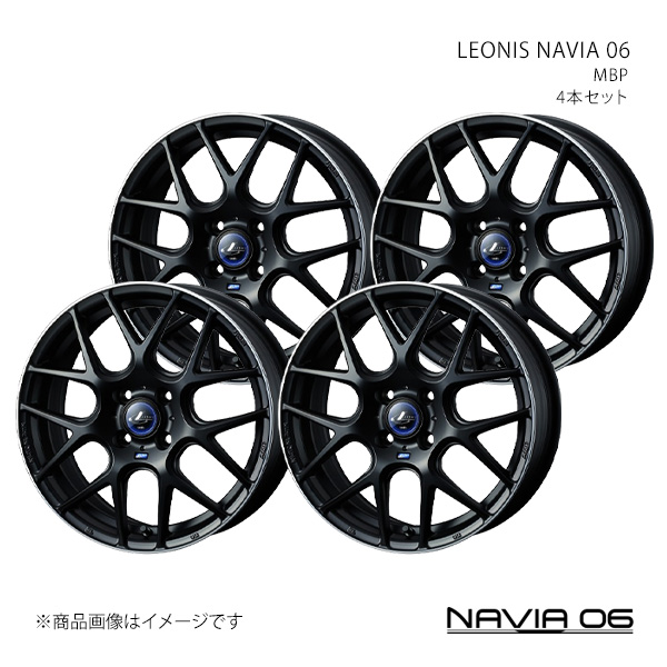 LEONIS NAVIA 06 レオニス ナヴィアゼロシックス ホイール 4本セット 0037601×4 【15×4.5J 4-100 INSET45 MBP】