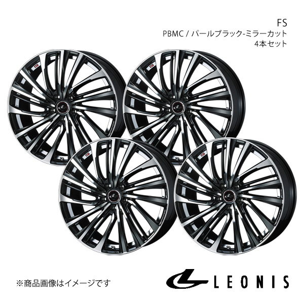 LEONIS/FS アルファード 10系 FF アルミホイール4本セット【20×8.5J 5 114.3 INSET45 PBMC】0040004×4 :ww qq e f2 h 251596s:車楽院