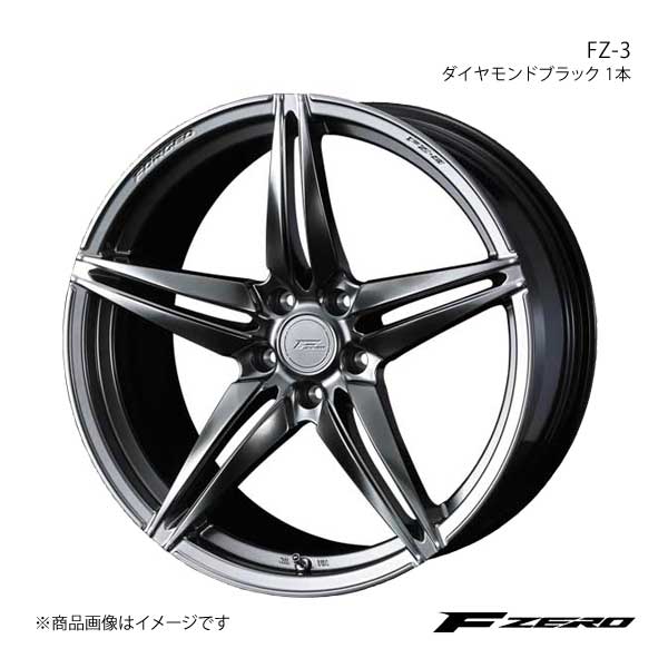 F ZERO/FZ-3 RX 20系 アルミホイール 1本 【21×9.0J 5-114.3 INSET35 DIAMOND BLACK】 39478