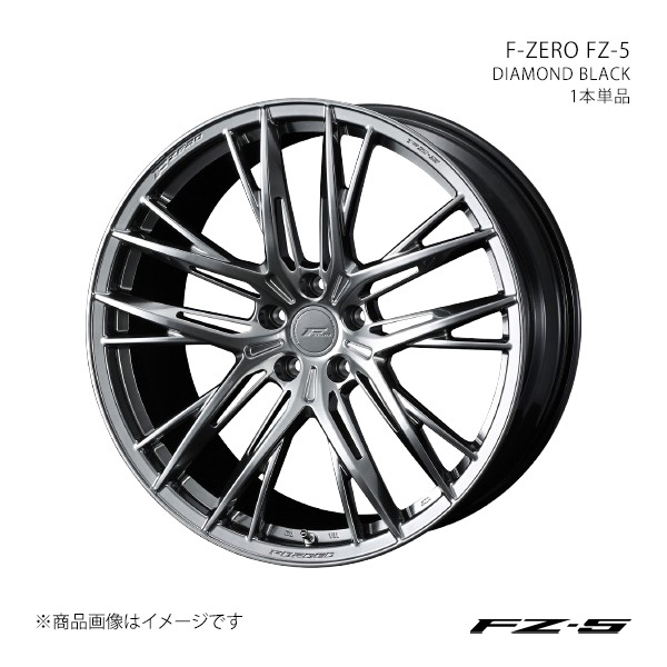 WEDS - F-ZERO FZ-5 エフゼットファイブ 車輪 1本単品 0040759 【21×9.5J 5-114.3 INSET36 DIAMOND BLACK】 タイヤ、ホイール-自動車-アルミホイール