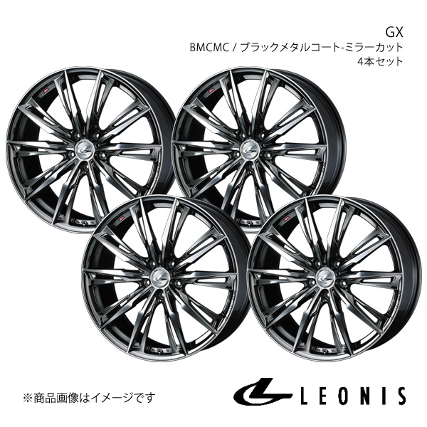 LEONIS/GX ノア 70系 アルミホイール4本セット【17×6.5J5 114.3 INSET52 BMCMC】0039356×4 :ww qq e f2 h 235507s:車楽院