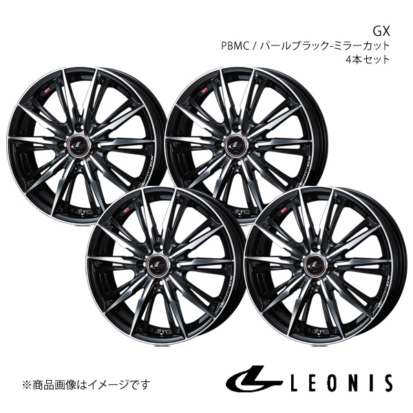 LEONIS/GX パッソ 30系 +hana除く アルミホイール4本セット【14×5.5J4 100 INSET42 PBMC】0039329×4 :ww qq e f2 h 234233s:車楽院