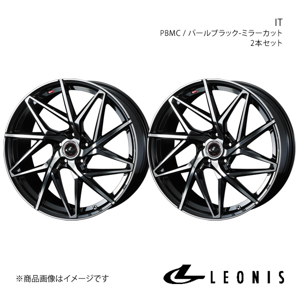 LEONIS/IT フーガ Y51 FR アルミホイール2本セット【18×8.0J 5-114.3 INSET42 PBMC】0040613×2｜syarakuin-shop