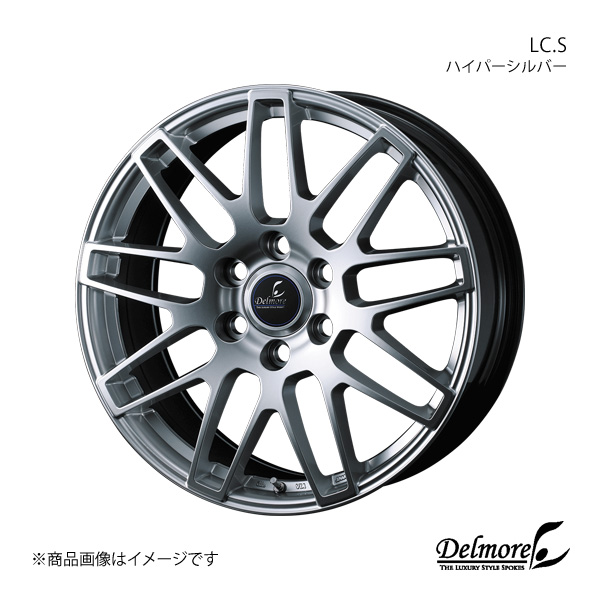 Delmore/LC.S LX 300系 アルミホイール1本【20×8.0J 6 139.7 INSET55 ハイパーシルバー】0041097 :0041097 qq e 64936s:車楽院