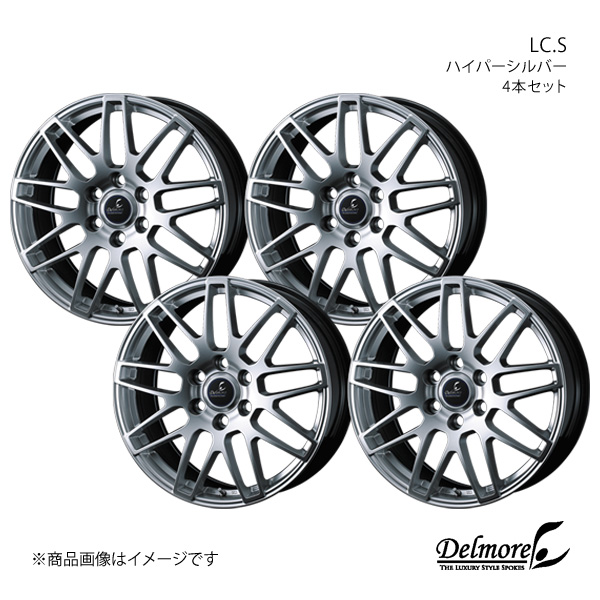 Delmore/LC.S ランドクルーザー 300系 アルミホイール4本セット【20×8.0J 6 139.7 INSET55 ハイパーシルバー】0041097×4 :ww qq e h 270601s:車楽院