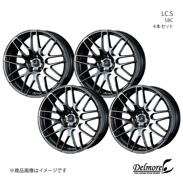 Delmore/LC.S クラウン 210系 4ポットキャリパー除く アルミホイール4本セット【20×8.0J 5 114.3 INSET35 SBC】0041458×4 :ww qq e h 280806s:車楽院