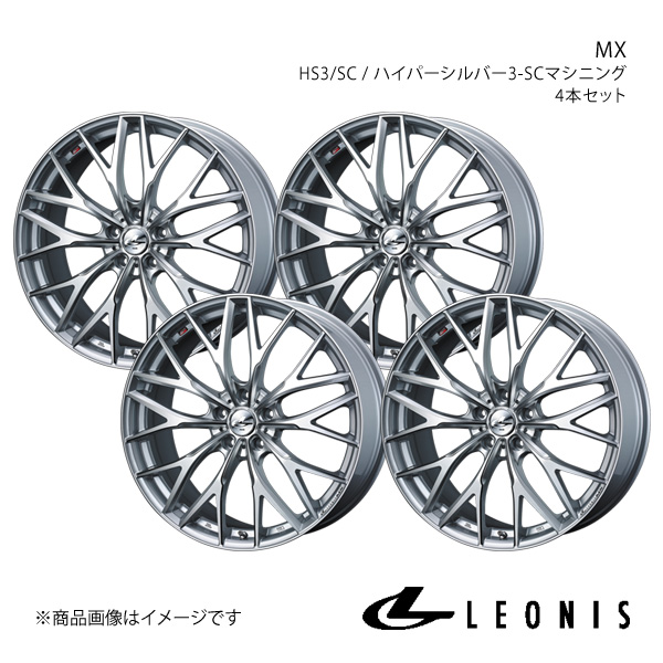 LEONIS/MX シビック FL1 アルミホイール4本セット【18×7.0J 5 114.3 INSET47 HS3/SC】0037434×4 :ww qq e f2 h 217880s:車楽院