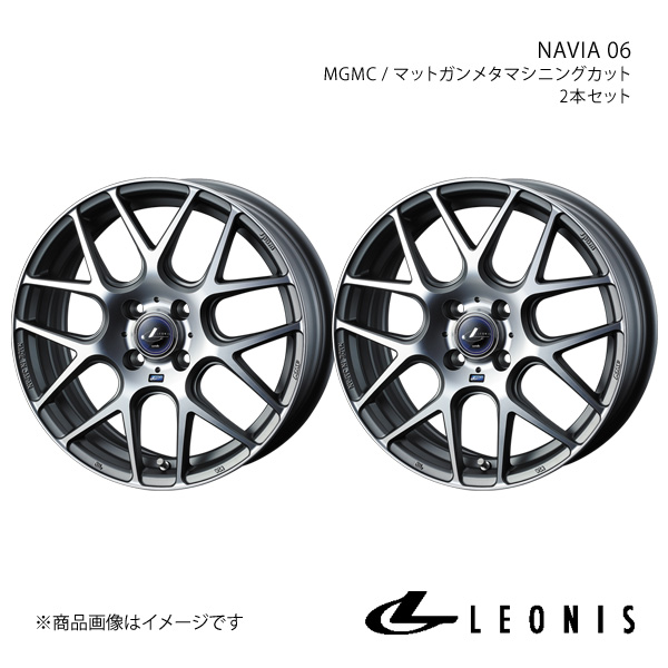 LEONIS/NAVIA 06 ヤリス PH10/PA10/210系 15インチ車 アルミホイール2本セット【17×6.5J 4 100 INSET42 MGMC】0037607×2 :ww qq e f2 h 197283s:車楽院