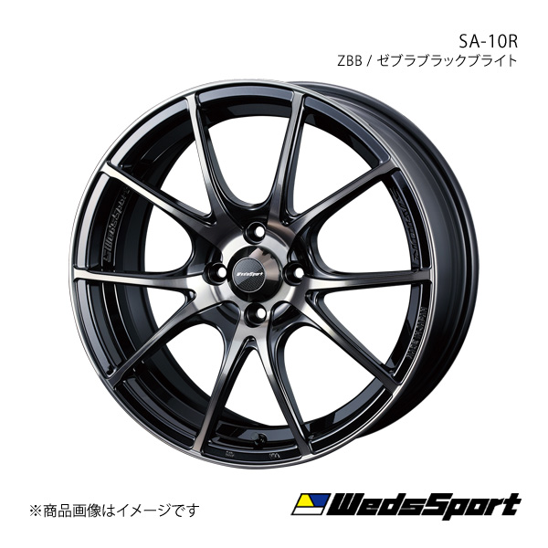 WedsSport/SA-10R ヴィッツ 130系 16インチ車 アルミホイール1本【16×6.5J 4-100 INSET48 ZBB】0072619｜syarakuin-shop