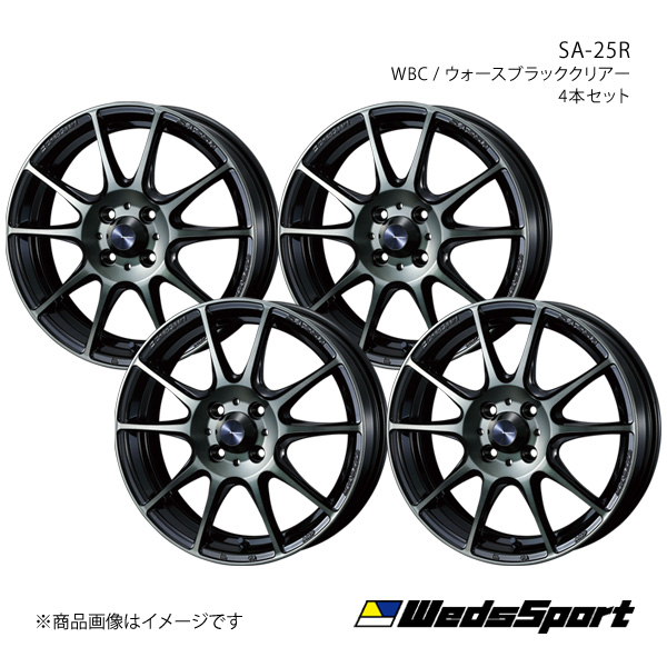 WedsSport/SA 25R デイズルークス B21A アルミホイール4本セット【15×5.0J 4 100 INSET45 WBC】0073683×4 :ww qq e f2 h 286907s:車楽院