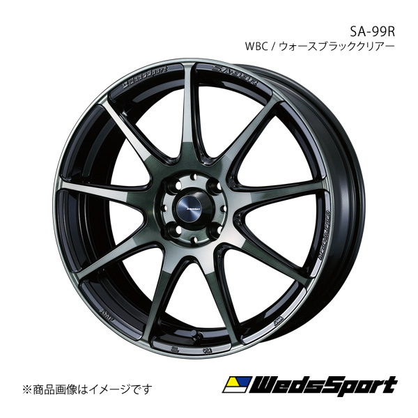 WedsSport/SA-99R スクラムワゴン DG64W アルミホイール1本【15×5.0J 4-100 INSET45 WBC】0073860｜syarakuin-shop