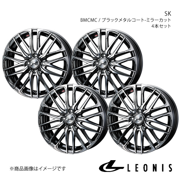 LEONIS/SK グレイス GM4/GM5/GM6/GM9 アルミホイール4本セット【17×6.5J 4 100 INSET50 BMCMC】0038309×4 :ww qq e f2 h 221916s:車楽院