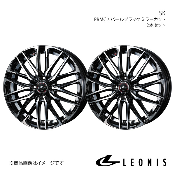 LEONIS/SK キャスト アクティバ LA250S アルミホイール2本セット【15×4.5J 4-100 INSET45 PBMC】0038299×2｜syarakuin-shop