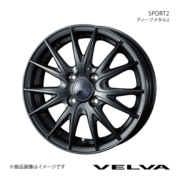 VELVA/SPORT2 スクラムワゴン DG64W アルミホイール1本【13×4.0B 4-100 