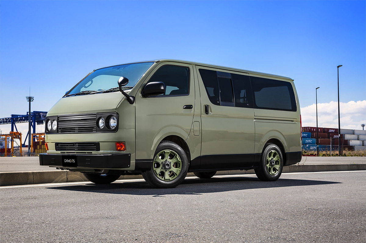 GARMENTS STYLE-A クロスオーバーガーメンツ スタイル A ホイール 1本単品 0042084 【14×4.5J 4-100 INSET45 SandKhaki】の画像