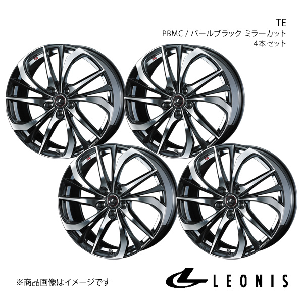 LEONIS/TE ヴォクシー 80系 3ナンバー車 アルミホイール4本セット【18×7.0J 5 114.3 INSET55 PBMC】0038780×4 :ww qq e f2 h 225611s:車楽院