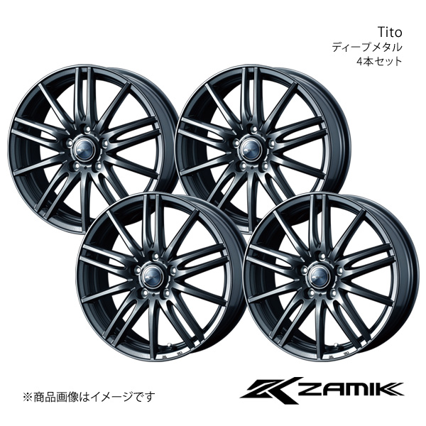 Zamik/Tito カムリ 40系 アルミホイール4本セット【16×6.5J 5 114.3 INSET40 ディープメタル】0037591×4 :ww qq e h 220057s:車楽院