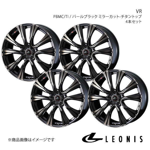 LEONIS/VR MAZDA3 BP系 FF アルミホイール4本セット【18×7.0J 5 114.3 INSET47 PBMC/TI】0041264×4 :ww qq e f2 h 277387s:車楽院