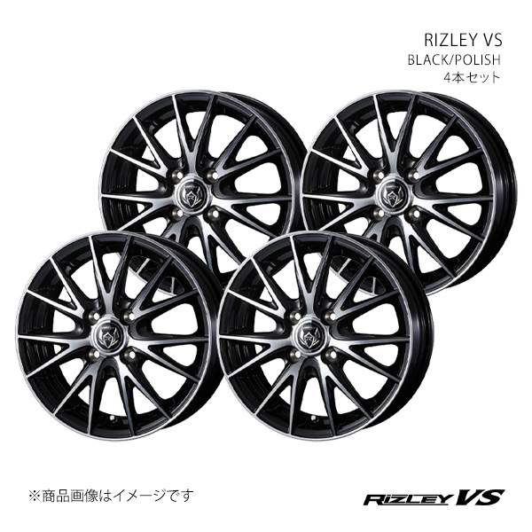 RiZLEY SUPER-BLACK weds ライツレー ウェッズ ホイール WEDS（ウェッズ） RIZLEY VS ライツレー ブイエス ホイール 4本セット