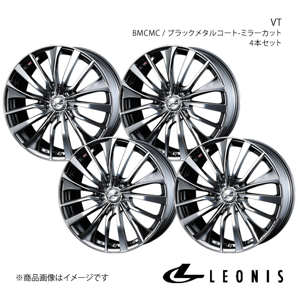 LEONIS/VT ノア 80系 アルミホイール4本セット【17×6.5J 5 114.3 INSET53 BMCMC】0036348×4 :ww qq e f2 h 214100s:車楽院